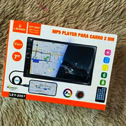 Central Multimídia 7 Bluetooth Usb Aux Espelhamento Ley-2067