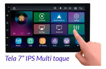 Imagem de Central Multimídia 7 Espelhamento Carplay Android Auto Roadstar RS7200BR Mp5