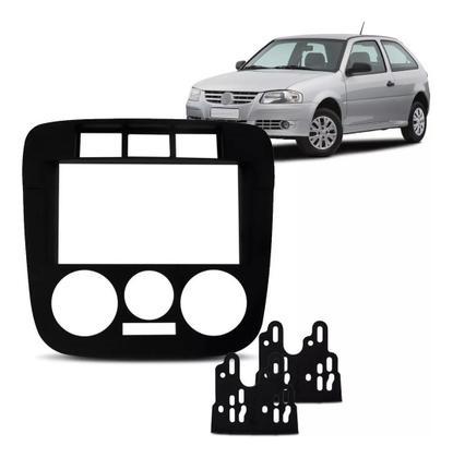 Imagem de Central Multimídia 7" Polegadas Car Play/Android Auto + Moldura 2 Din + Câmera Ré Gol Saveiro Parati