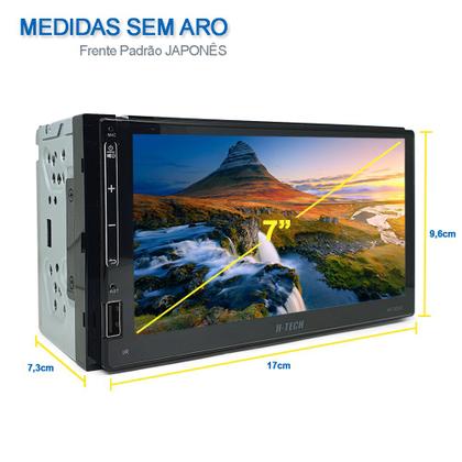 Imagem de Central Multimídia 7 Polegadas Padrão Japonês Corsa 1998 1999 2000 2001 Bluetooth USB Touch Espelhamento Android Auto Carplay Top