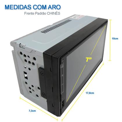 Imagem de Central Multimídia 7 Polegadas Padrão Japonês Fiat Marea 1998 1999 2000 2001 2002 Bluetooth USB Touch Espelhamento Android Auto Carplay Top