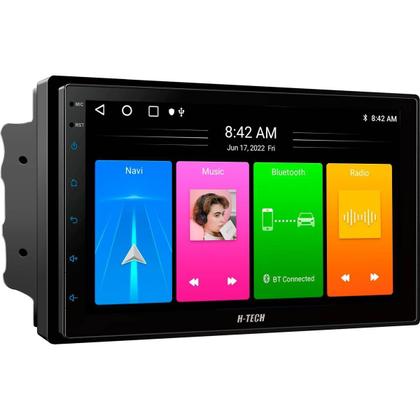 Imagem de Central Multimidia 7pol QuadCore 2GB 32GB Android Auto Carplay Espelhamento