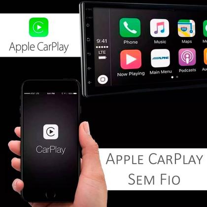 Imagem de Central Multimidia 7pol QuadCore 2GB 32GB Android Auto Carplay Espelhamento
