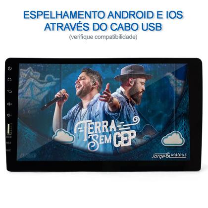 Imagem de Central Multimídia 9 Polegadas 1 Din Celta 2011 2012 2013 2014 Bluetooth USB Tela Touch Espelhamento