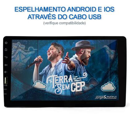 Imagem de Central Multimídia 9 Polegadas 1 Din Range Rover Bluetooth USB Tela Touch Espelhamento