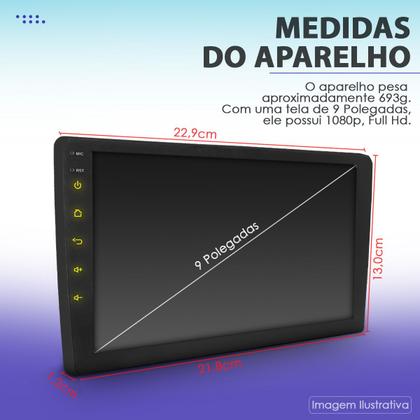 Imagem de Central Multimidia 9 Polegadas Apple Carplay Android Auto Volkswagen
