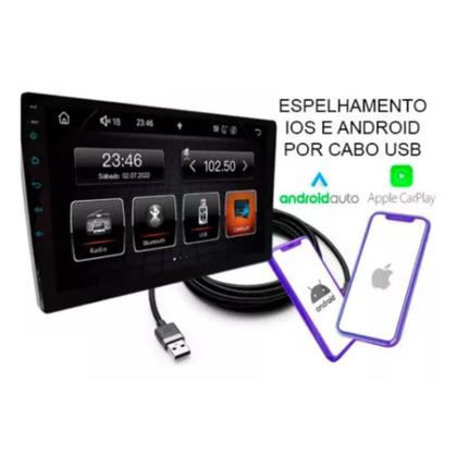 Imagem de Central Multimídia 9 Polegadas Roadstar Carplay RS908BR Android Auto