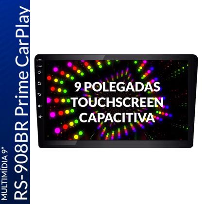 Imagem de Central Multimídia 9 Polegadas Touch BT Carplay AndroidAuto GM Onix 2012 até 2019 Joy até 2021