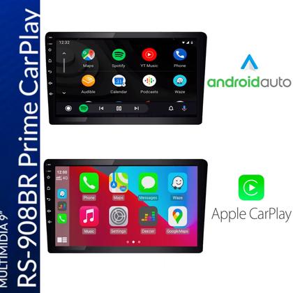 Imagem de Central Multimídia 9 Polegadas Touch BT Carplay AndroidAuto GM Onix 2012 até 2019 Joy até 2021