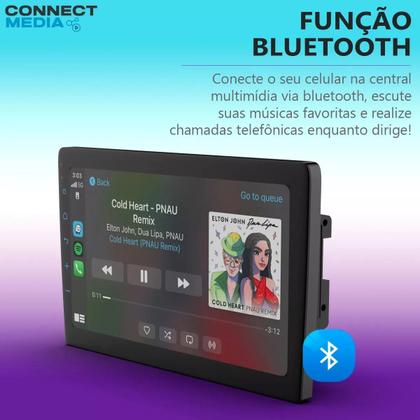 Imagem de Central Multimídia 9 polegadas Universal Mp5 CarPlay Android Auto Espelhamento Android IOS + Câmera de Ré Borboleta