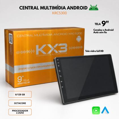 Imagem de Central Multimidia Andoird KX3 9 Polegadas 2Din AM FM USB