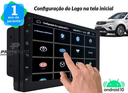 Imagem de Central Multimídia Android 11 Espelhamento IOS Android 7 Poleg Taytech T100