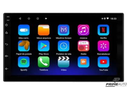 Imagem de Central Multimídia Android 11 Espelhamento IOS Android 7 Poleg Taytech T100