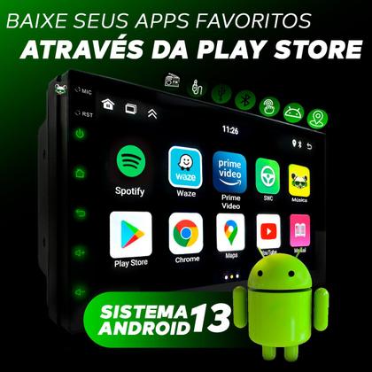 Imagem de Central Multimidia Android 13 2gb 7 Pol 2 Din WiFi Gps Bluetooth
