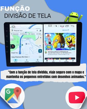 Imagem de Central Multimidia Android 9 Polegadas Para Elantra Com Moldura e Câmera de Ré