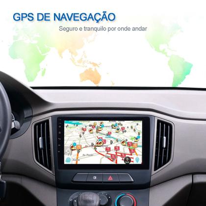 Imagem de Central Multimídia Android Celta 2011 2012 2013 2014 Bluetooth USB 9 Polegadas Touch Espelhamento Android Auto Carplay