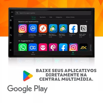 Imagem de Central Multimidia Android Corsa Vectra Gt Montana Wifi Espelhamento Carplay Gps Bluetooth