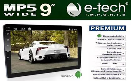Imagem de Central Multimidia Android E-tech 9 Polegadas Master 10 a 22