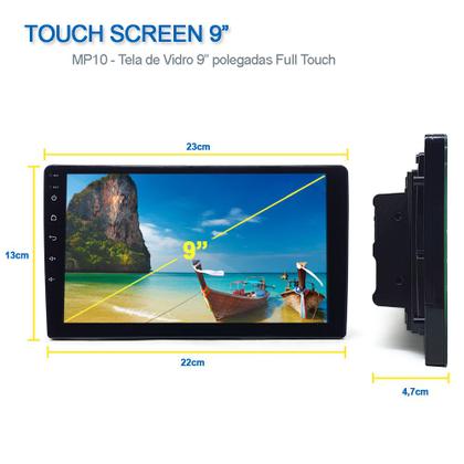 Imagem de Central Multimídia Android Fiat Idea 2012 2013 2014 2015 2016 Bluetooth USB 9 Polegadas Touch Espelhamento Android Auto Carplay