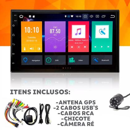 Imagem de Central Multimidia Android Fiat Palio Strada Siena Adventure Weekend Gps Wifi Espelhamento Carplay