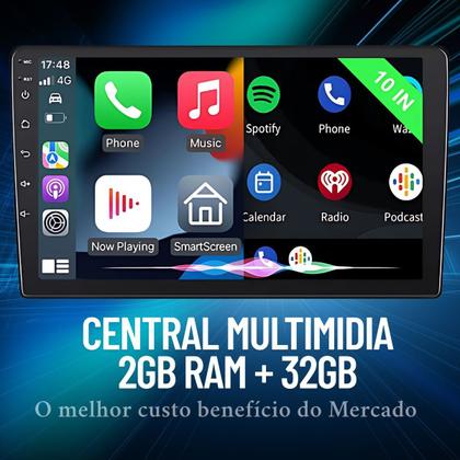Imagem de Central Multimídia Android Mp5 10 Polegadas Premium E-Tech