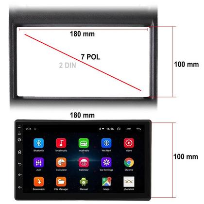 Imagem de Central Multimídia Astra Ar Analógico 1998 a 2012 Mp5 7 Polegadas Android Gps Bluetooth Câmera Ré