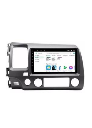 Imagem de Central Multimidia Civic 2007 Ate 2011 Sistema Android Wifi Gps Carplay e Android Auto