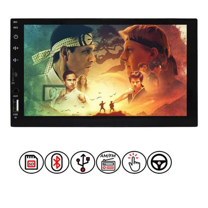 Imagem de Central Multimídia Com Tela De 7 Polegadas USB SD Card Bluetooth Espelhamento Android IOS Dvd 2DIN H-Tech