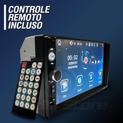 Imagem de Central Multimidia Fiat Grand Siena Mp5 Button  Espelhamento Android + Moldura + Câmera