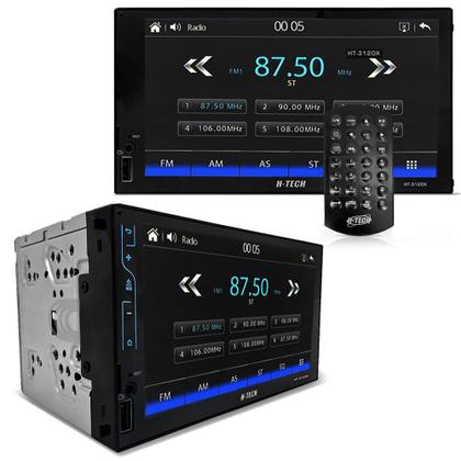Imagem de Central Multimídia H-Tech HT-3120x Bluetooth, Full Touch e com Espelhamento Android e IOS
