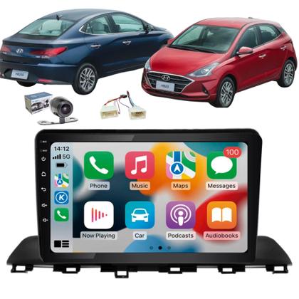 Imagem de Central Multimidia Hyundai HB20/X/S Carplay Sem Fio Bluetooth USB GPS Câmera de Ré Chicote Original