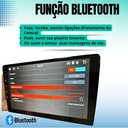 Imagem de Central Multimidia Hyundai HB20/X/S Carplay Sem Fio Bluetooth USB GPS Câmera de Ré Chicote Original