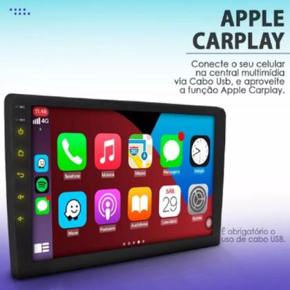 Central Multimídia Linux MP8 9 Polegadas - Central Multimídia para