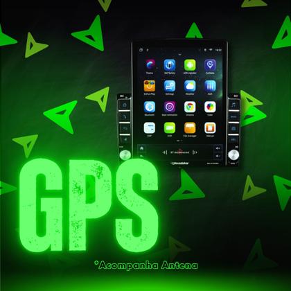 Imagem de Central Multimídia Modelo Tesla 9,7'' Octa Core Chip 4g 64GB Android 14 GPS WIFI Top de Linha