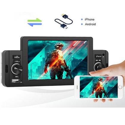 Imagem de Central Multimidia MP5 1Din 5 Polegadas, Bluetooth, USB, Espelha o Celular - Xima