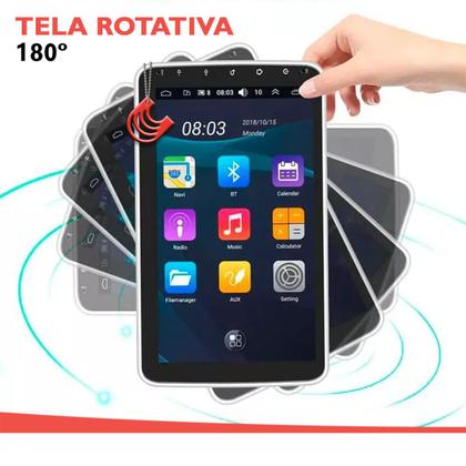 Imagem de Central Multimidia Mp5 1din Tela Android CarPlay AndroidAuto Espelhamento Bluetooth H-tech HT-9300CA
