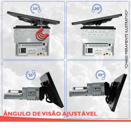 Imagem de Central Multimidia Mp5 1din Tela Android CarPlay AndroidAuto Espelhamento Bluetooth H-tech HT-9300CA
