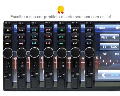 Imagem de Central Multimídia Mp5 2 Din Gol Voyage Saveiro G5 Camera Ré