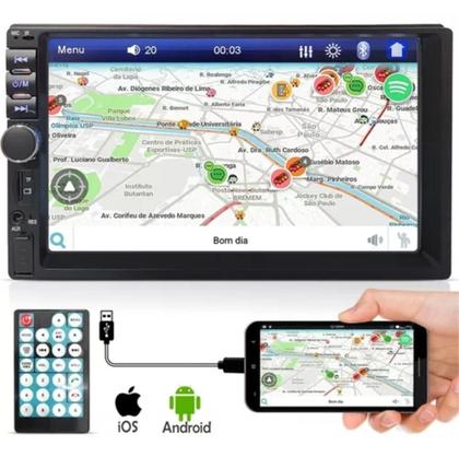 Imagem de Central Multimídia Mp5 2 Din Gol Voyage Saveiro G5 Camera Ré