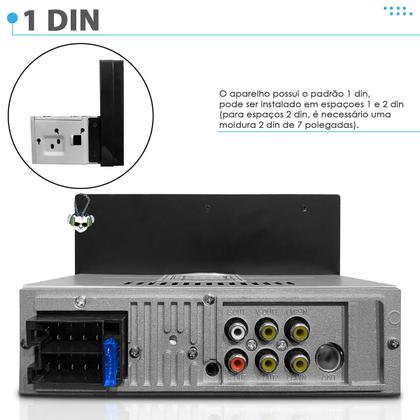 Imagem de Central Multimidia Mp5 7 Polegadas Espelha Android/Ios Fiat