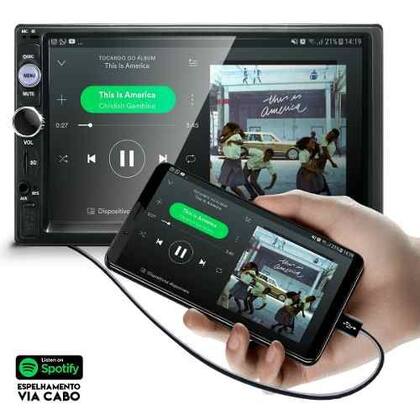 Imagem de Central Multimídia Mp5 Ford Ka Câmera Bluetooth Espelhamento