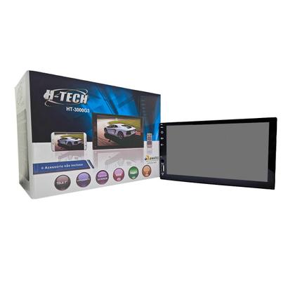 Imagem de Central Multimidia Mp5 HT-3000 7 Polegadas 2 DIN Bluetooth Usb Com Espelhamento Android/IOS - H-Tech