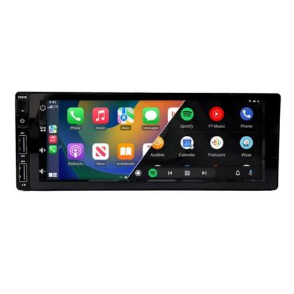 Imagem de Central Multimídia MP6 1 Din PlayCar Android Auto com Fio USB First Option