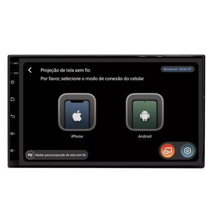 Imagem de Central Multimídia Onix e Prisma Joy Adak G2 Tela QLED de 7" Polegadas 2GB 64GB Carplay e Android Auto GPS + Câmera de ré - ADAK PLAY-2764/G2