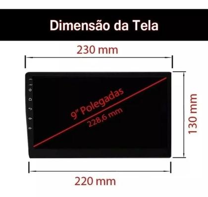 Imagem de Central Multimidia Sentra 2014 2015 2016 2017 2018 2019 9 Polegadas Moldura Câmera Ré