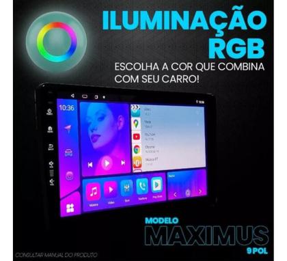 Imagem de Central Multimídia Universal 9 Pol Carplay Android Premium