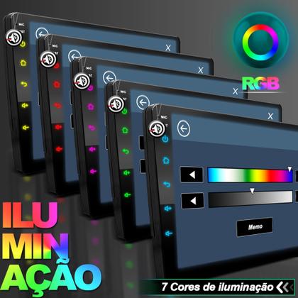 Imagem de Central Multimidia Universal 9 Polegadas 2 Din Com Carplay Android Auto Espelhamento Usb Bluetooth