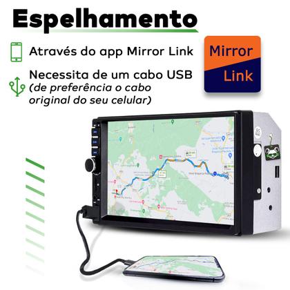 Imagem de Central Multimidia Universal Mp5 Espelha Android Ios Jeep