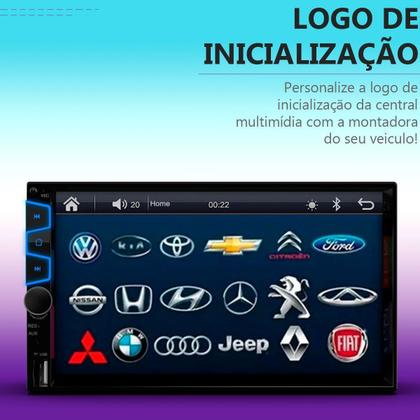 Imagem de Central Multimídia Universal Mp5 Espelhamento Android IOS
