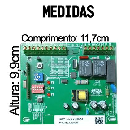 Imagem de Central Placa Motor Nkxh30fs Sensor Hall + 2 Controle Remoto Ntx Preto Rossi